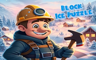 أحجية كتل الجليد: لغز المكعب الأزرق (Block Ice Puzzle)