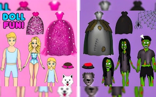 دمية التشيببي: صالون التلبيس والمكياج (Chibi Doll Dress Up Makeover)