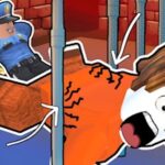 هروب البطل: تحدي العقبات والسجن (Cool Escape Obby Man)