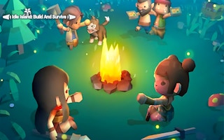 جزيرة البقاء: ابنِ واصمد (Idle Island: Build And Survive)
