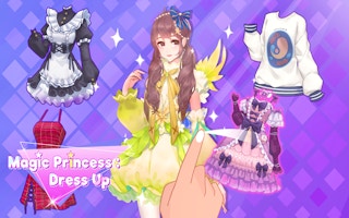 تلبيس الأميرة السحرية: عالم الأزياء والجمال (Magic Princess Dress Up)