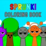 كتاب تلوين سبرونكي: إبداع الألوان والموسيقى (Sprunki Coloring Book)