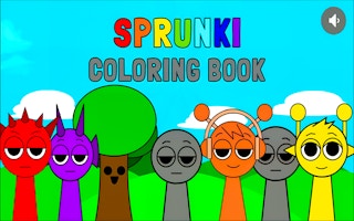 كتاب تلوين سبرونكي: إبداع الألوان والموسيقى (Sprunki Coloring Book)