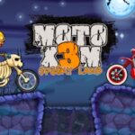 تحدي دراجات أرض الأشباح (Moto X3M: Spooky Land)
