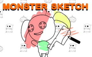 تلوين الوحوش المرحة (Monster Sketch Drawing Game)
